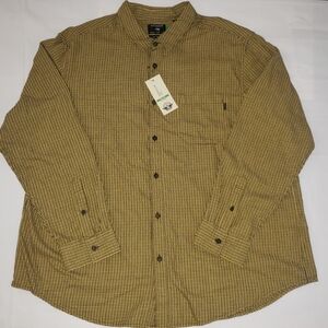 Dockers Men's Regular Fit Long Sleeve Casual Shirt Plaid